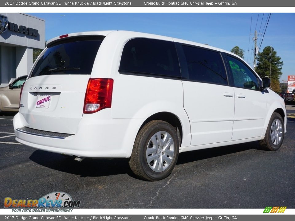 2017 Dodge Grand Caravan SE White Knuckle / Black/Light Graystone Photo #7