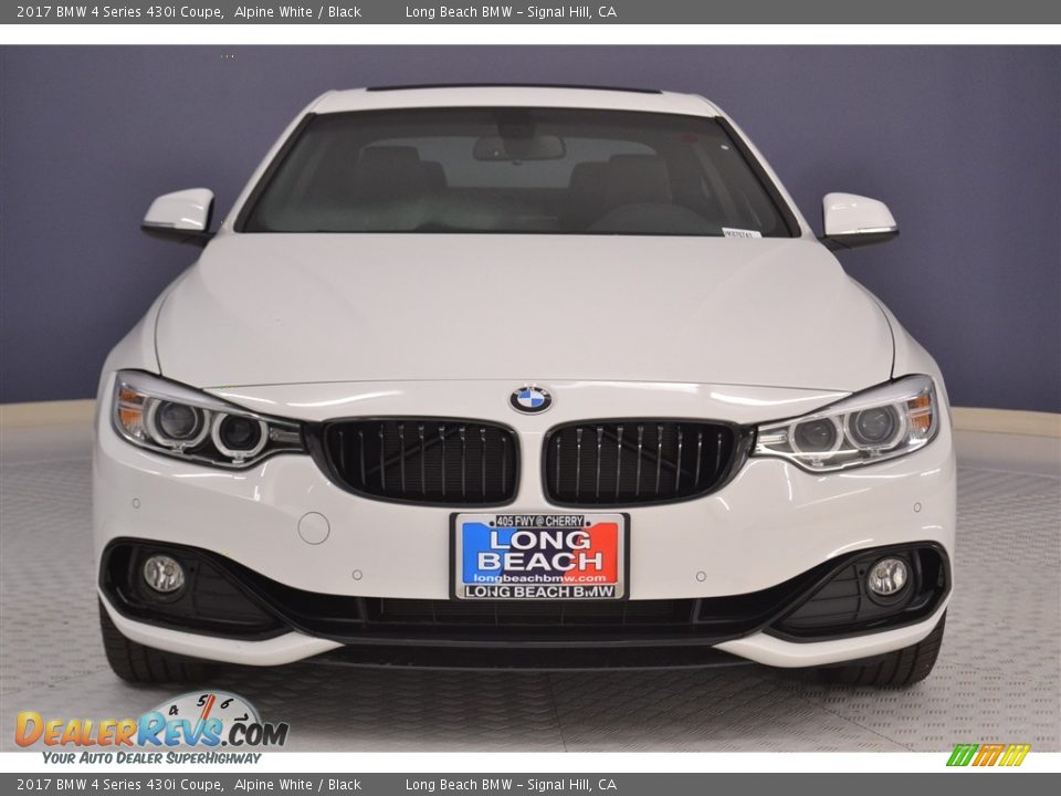 2017 BMW 4 Series 430i Coupe Alpine White / Black Photo #2