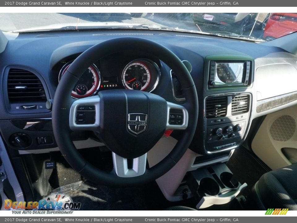 2017 Dodge Grand Caravan SE White Knuckle / Black/Light Graystone Photo #10
