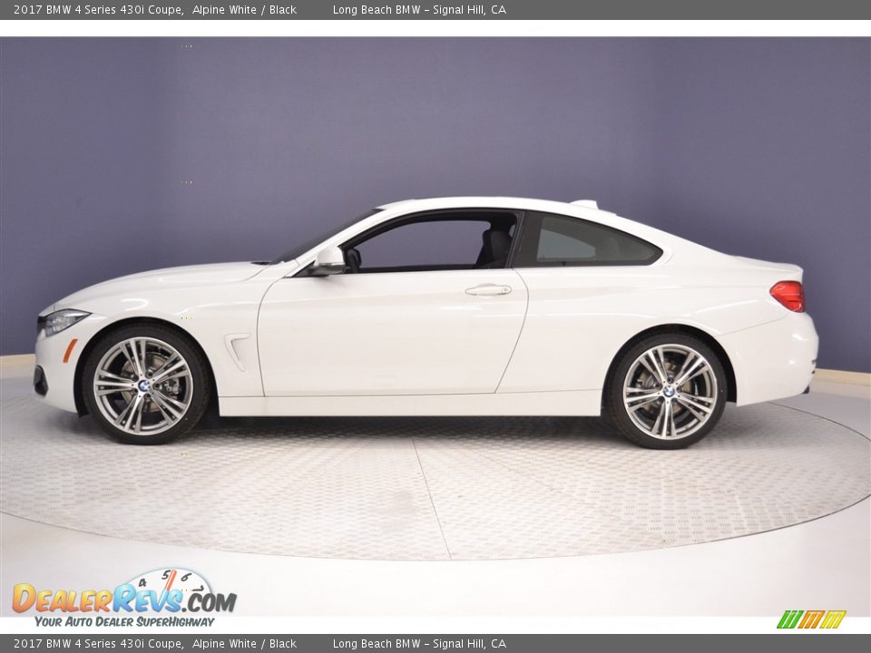 2017 BMW 4 Series 430i Coupe Alpine White / Black Photo #3