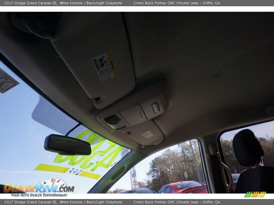 2017 Dodge Grand Caravan SE White Knuckle / Black/Light Graystone Photo #11