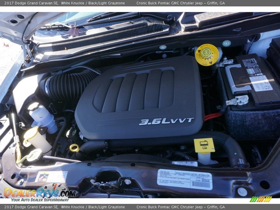 2017 Dodge Grand Caravan SE White Knuckle / Black/Light Graystone Photo #13