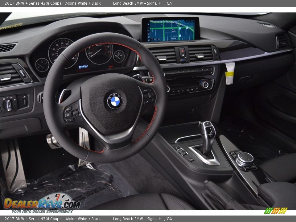 2017 BMW 4 Series 430i Coupe Alpine White / Black Photo #7
