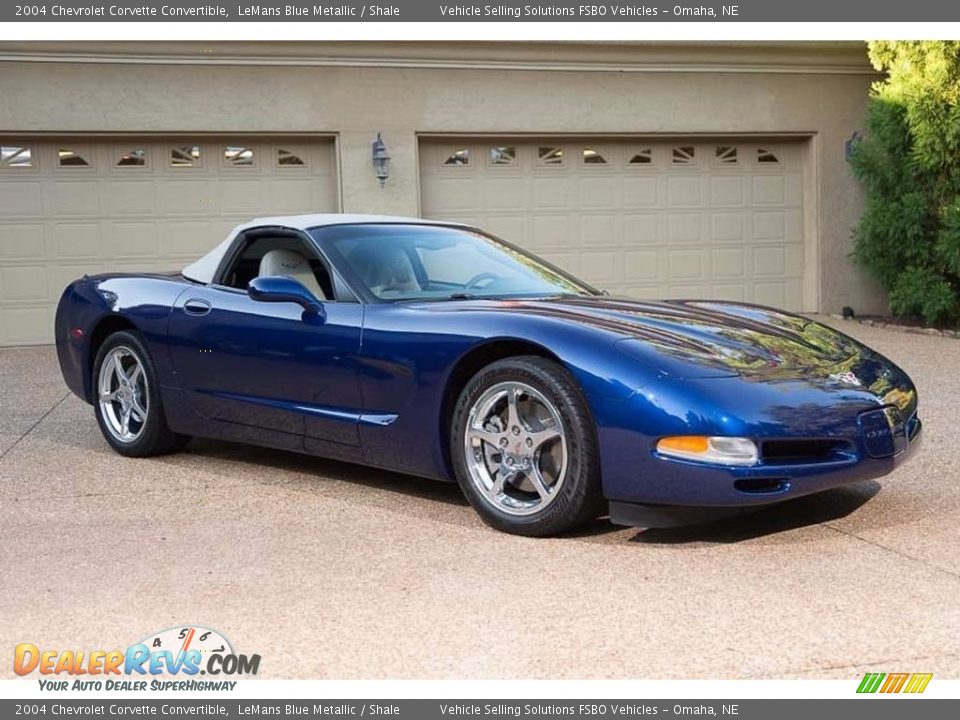 2004 Chevrolet Corvette Convertible LeMans Blue Metallic / Shale Photo #10