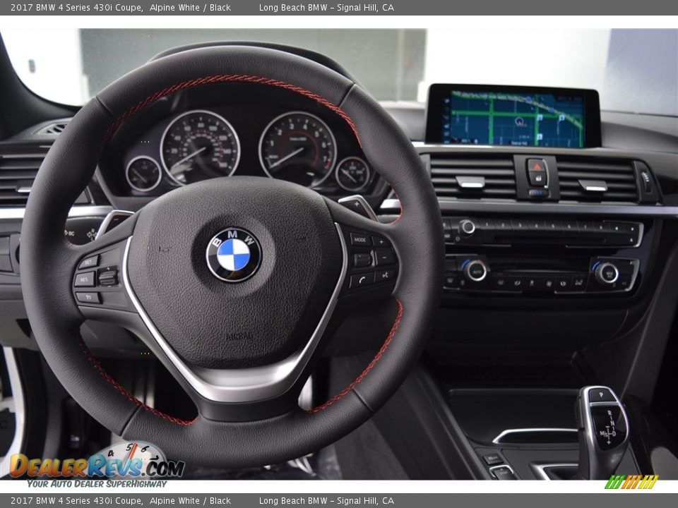 2017 BMW 4 Series 430i Coupe Alpine White / Black Photo #14