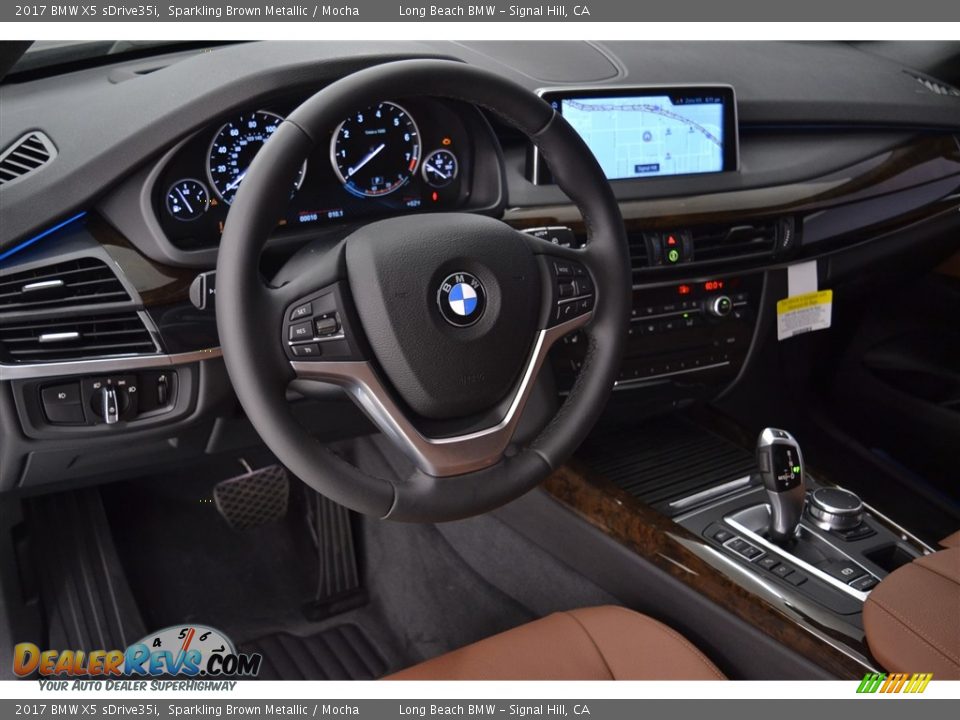 2017 BMW X5 sDrive35i Sparkling Brown Metallic / Mocha Photo #7