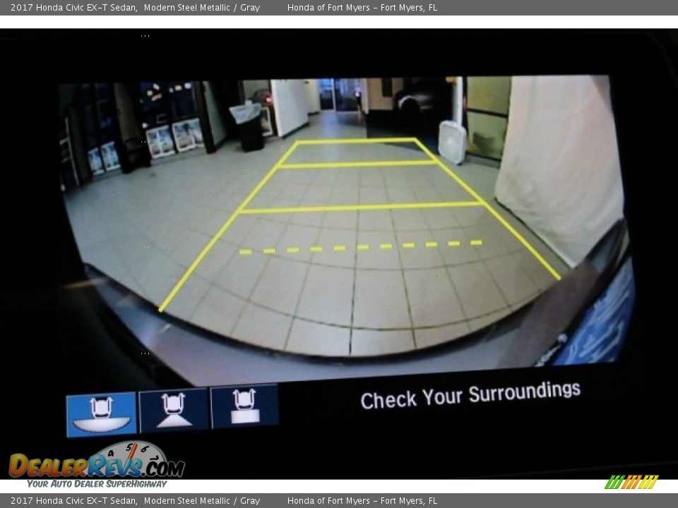 2017 Honda Civic EX-T Sedan Modern Steel Metallic / Gray Photo #16