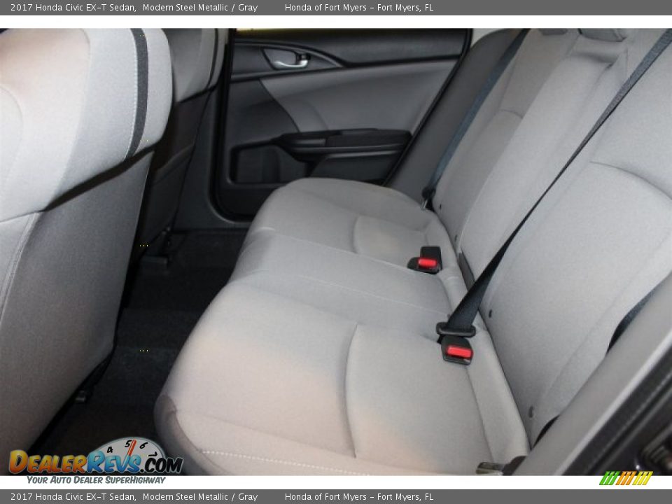 2017 Honda Civic EX-T Sedan Modern Steel Metallic / Gray Photo #22