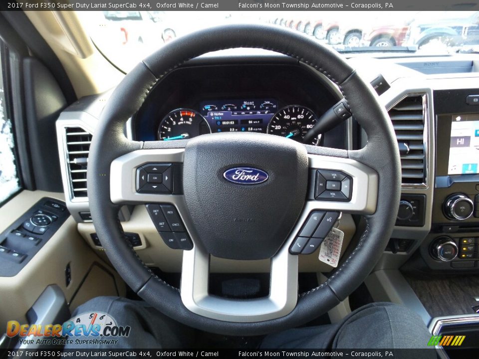2017 Ford F350 Super Duty Lariat SuperCab 4x4 Steering Wheel Photo #16