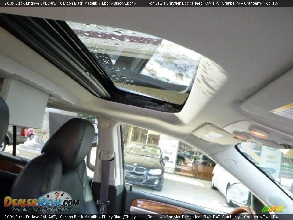 2009 Buick Enclave CXL AWD Carbon Black Metallic / Ebony Black/Ebony Photo #7