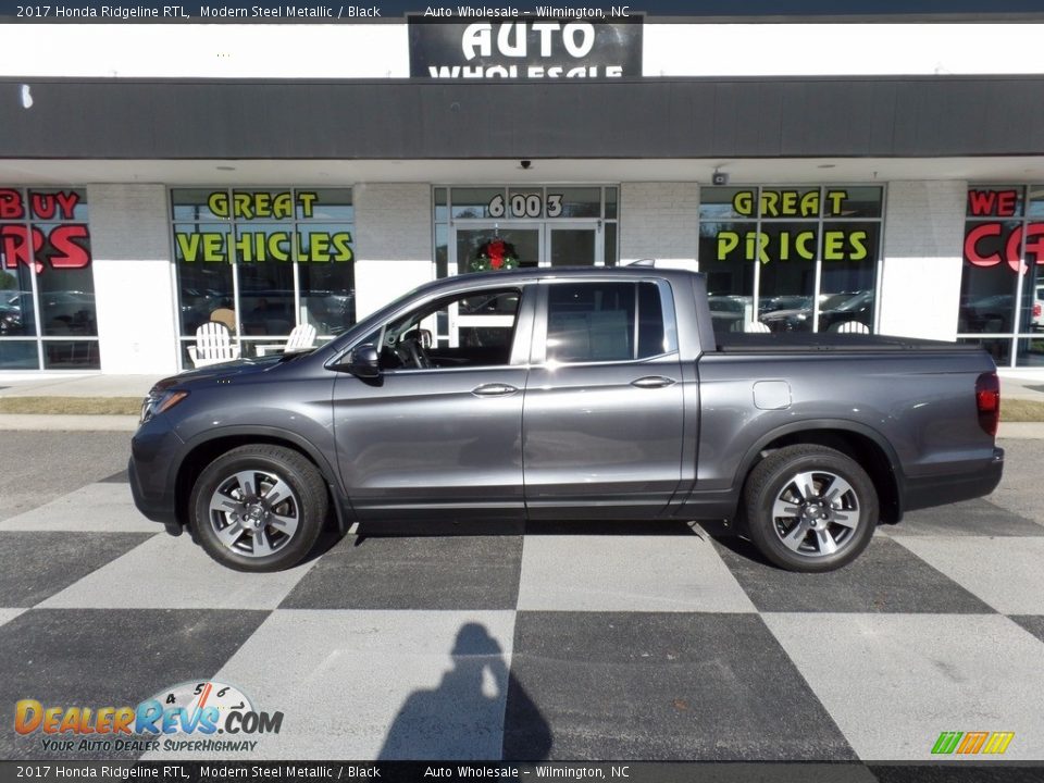 2017 Honda Ridgeline RTL Modern Steel Metallic / Black Photo #1
