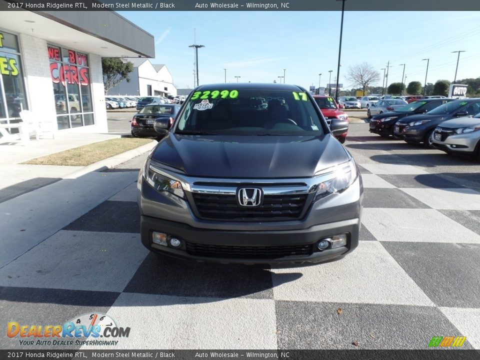 2017 Honda Ridgeline RTL Modern Steel Metallic / Black Photo #2