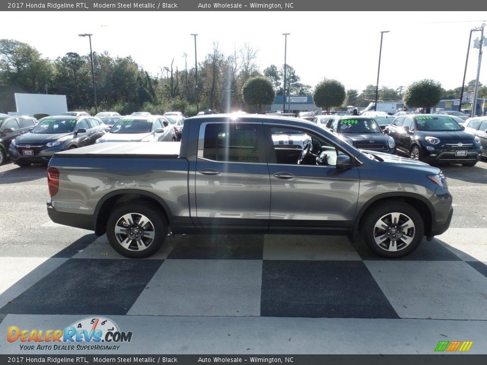 2017 Honda Ridgeline RTL Modern Steel Metallic / Black Photo #3