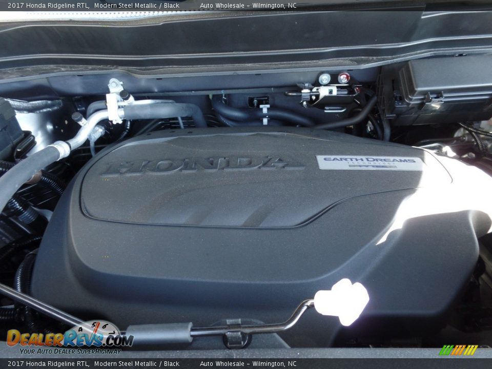 2017 Honda Ridgeline RTL Modern Steel Metallic / Black Photo #6