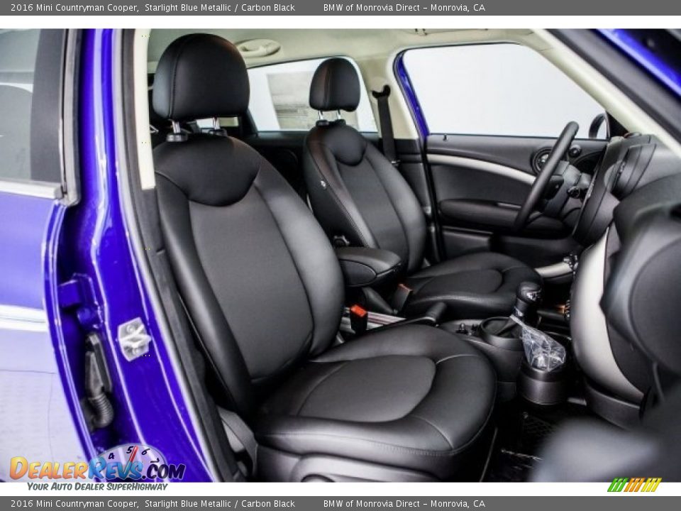 2016 Mini Countryman Cooper Starlight Blue Metallic / Carbon Black Photo #2