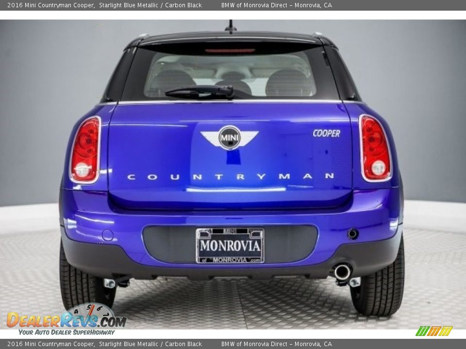 2016 Mini Countryman Cooper Starlight Blue Metallic / Carbon Black Photo #4