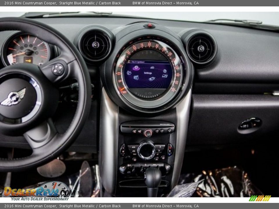 2016 Mini Countryman Cooper Starlight Blue Metallic / Carbon Black Photo #5