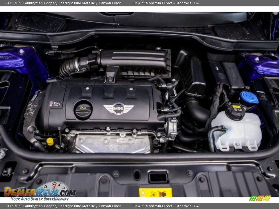 2016 Mini Countryman Cooper Starlight Blue Metallic / Carbon Black Photo #8