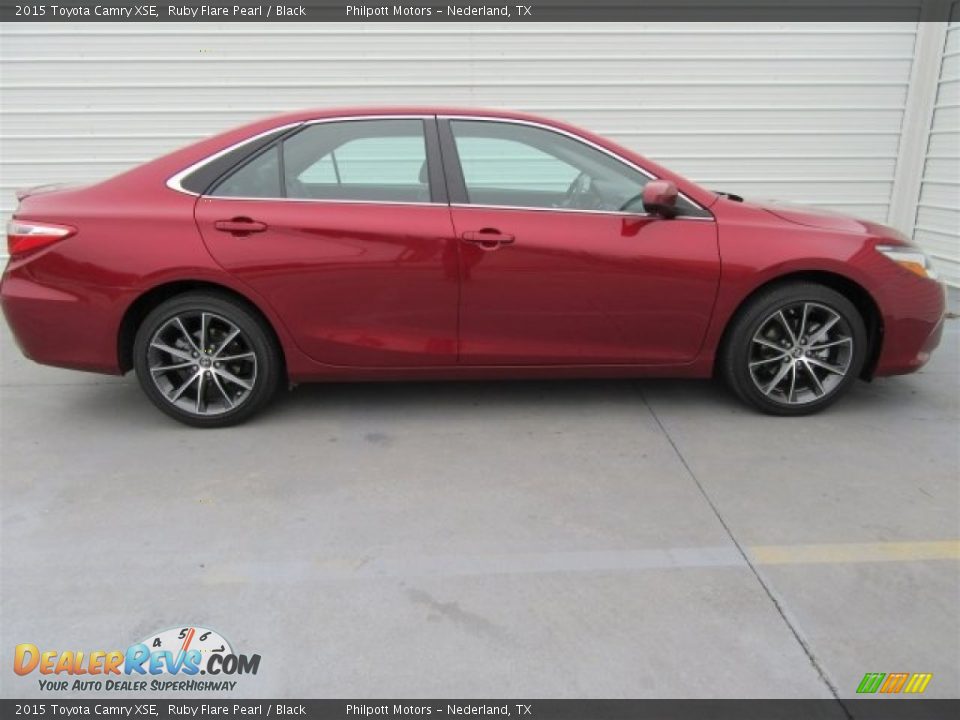 2015 Toyota Camry XSE Ruby Flare Pearl / Black Photo #4