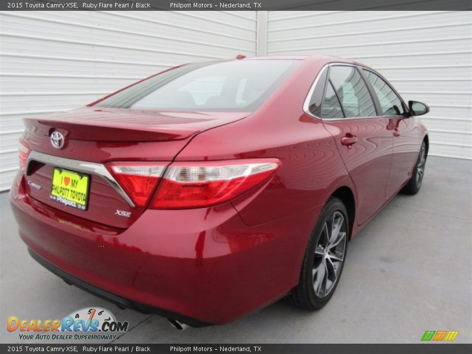 2015 Toyota Camry XSE Ruby Flare Pearl / Black Photo #7