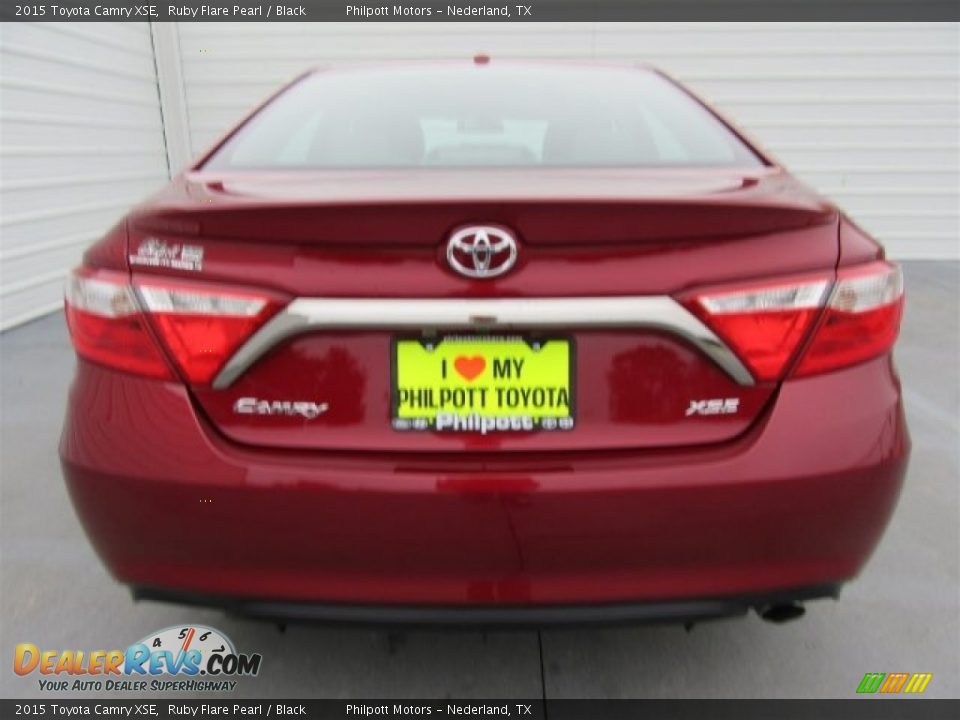 2015 Toyota Camry XSE Ruby Flare Pearl / Black Photo #8