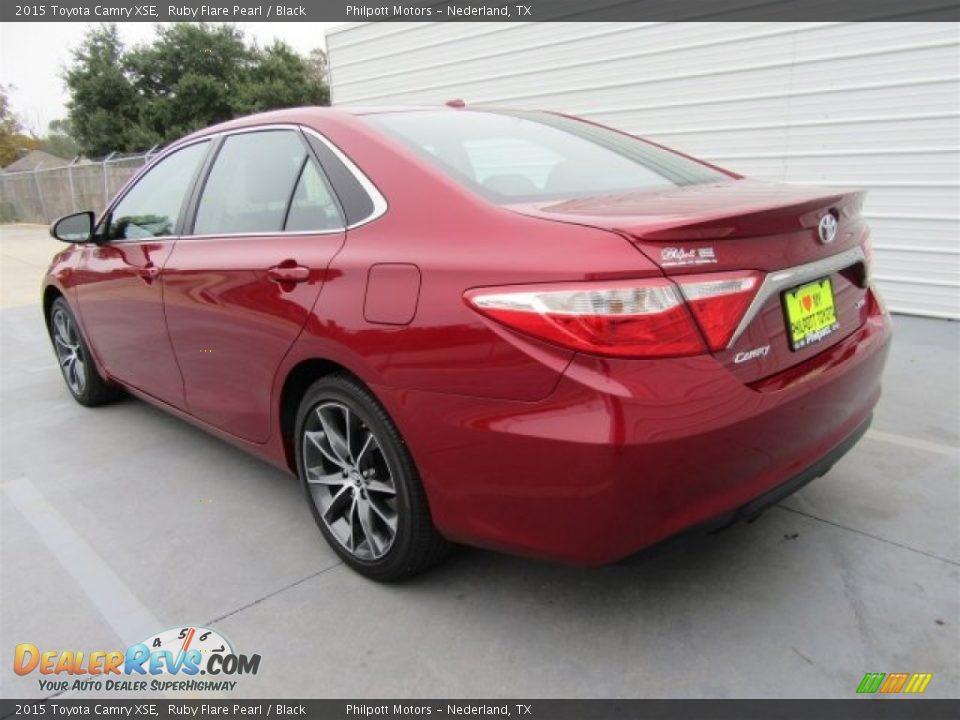 2015 Toyota Camry XSE Ruby Flare Pearl / Black Photo #9