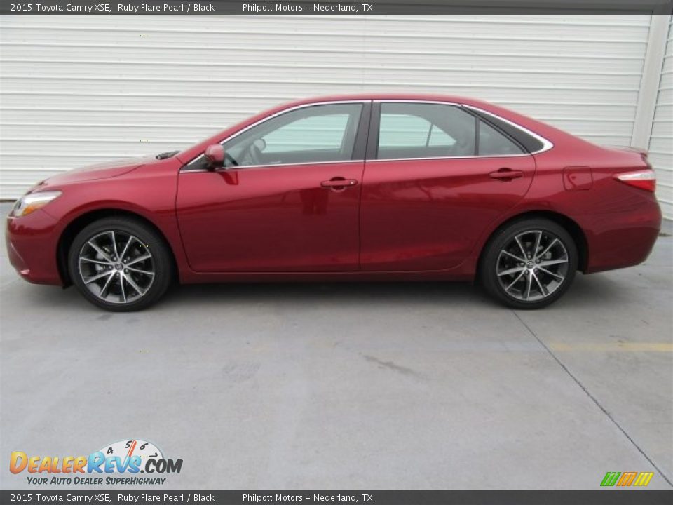 2015 Toyota Camry XSE Ruby Flare Pearl / Black Photo #11