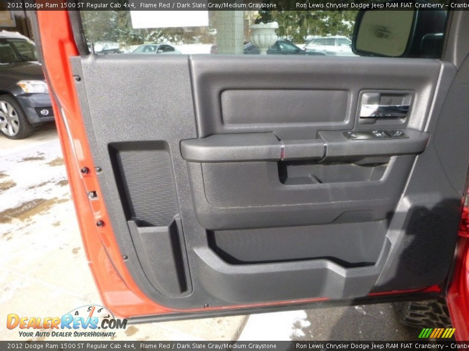 2012 Dodge Ram 1500 ST Regular Cab 4x4 Flame Red / Dark Slate Gray/Medium Graystone Photo #13
