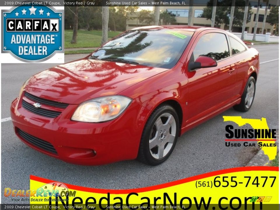 2009 Chevrolet Cobalt LT Coupe Victory Red / Gray Photo #1