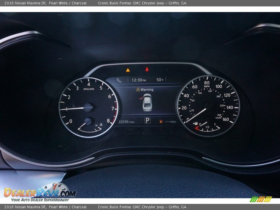 2016 Nissan Maxima SR Pearl White / Charcoal Photo #22