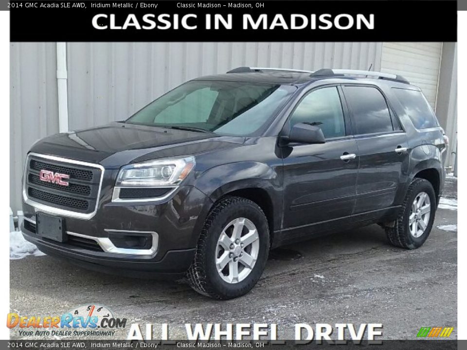 2014 GMC Acadia SLE AWD Iridium Metallic / Ebony Photo #1