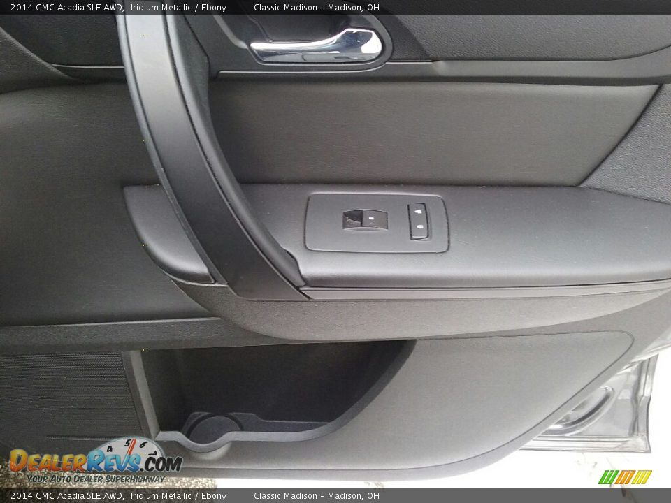 2014 GMC Acadia SLE AWD Iridium Metallic / Ebony Photo #10