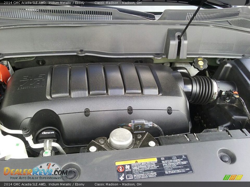 2014 GMC Acadia SLE AWD Iridium Metallic / Ebony Photo #12