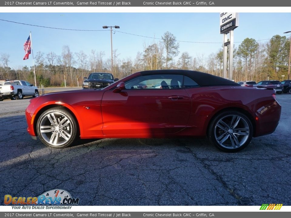 2017 Chevrolet Camaro LT Convertible Garnet Red Tintcoat / Jet Black Photo #3