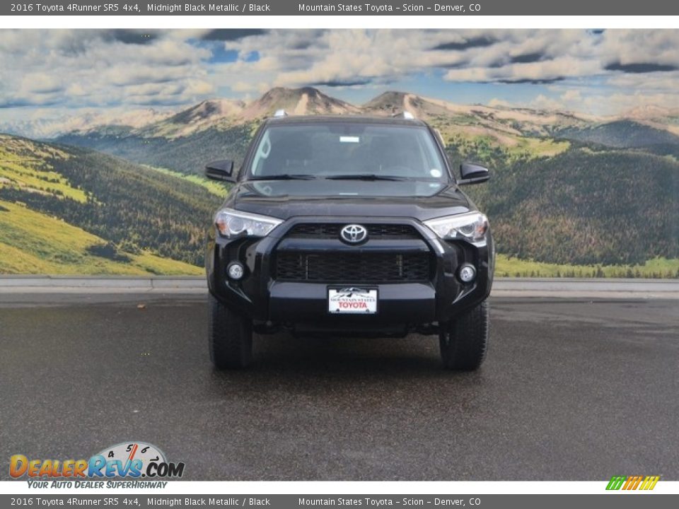 2016 Toyota 4Runner SR5 4x4 Midnight Black Metallic / Black Photo #2