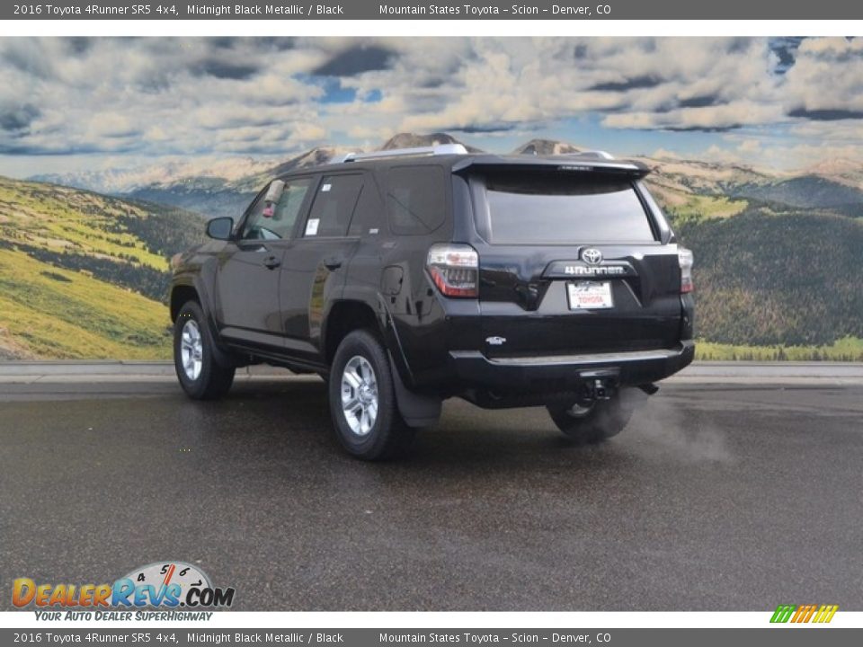2016 Toyota 4Runner SR5 4x4 Midnight Black Metallic / Black Photo #3