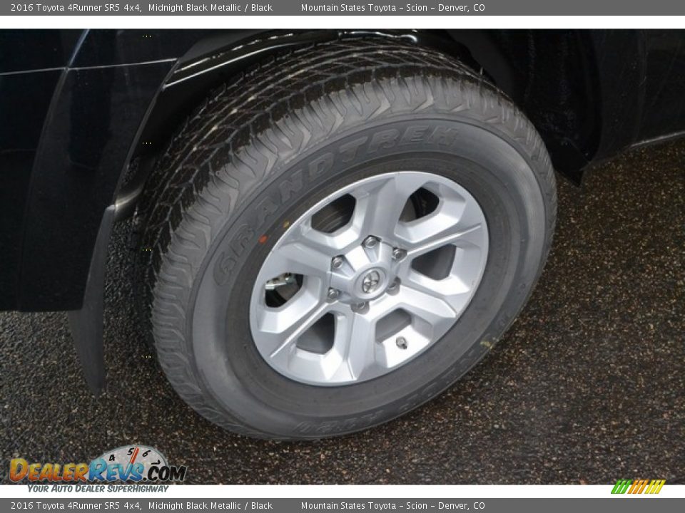 2016 Toyota 4Runner SR5 4x4 Midnight Black Metallic / Black Photo #9