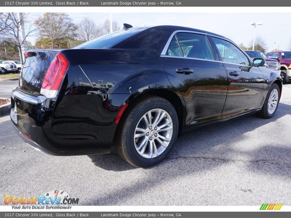 2017 Chrysler 300 Limited Gloss Black / Black Photo #3