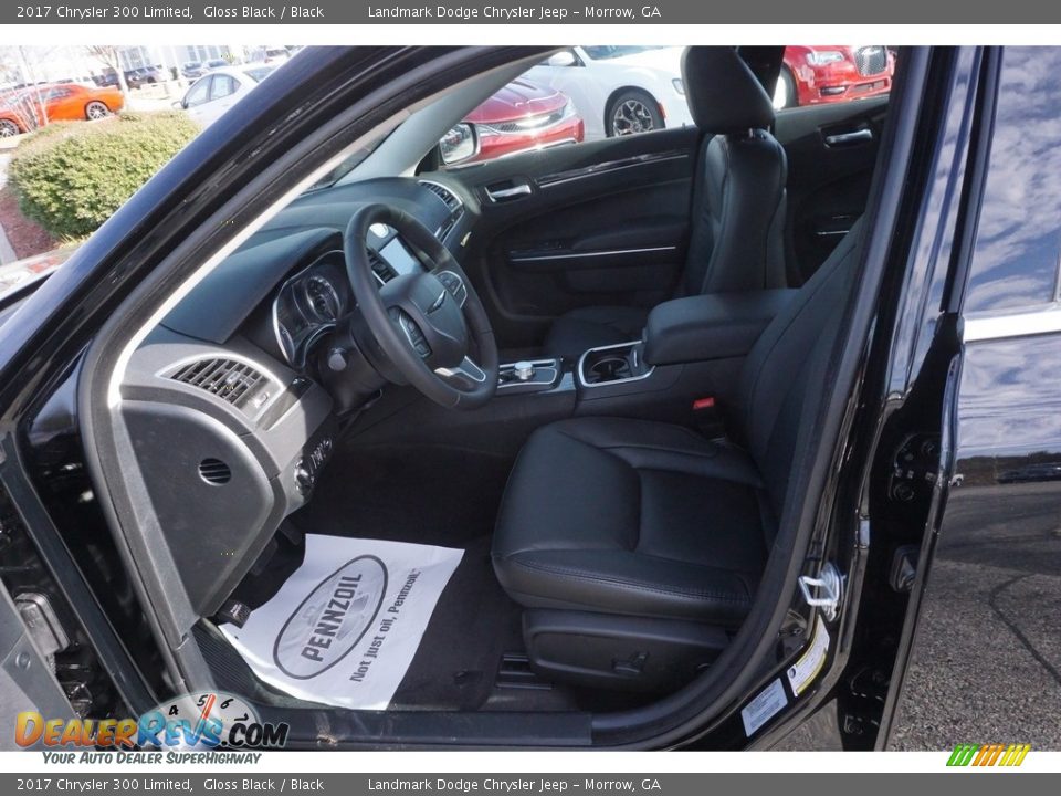 2017 Chrysler 300 Limited Gloss Black / Black Photo #6