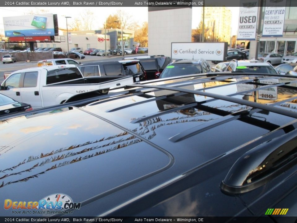 2014 Cadillac Escalade Luxury AWD Black Raven / Ebony/Ebony Photo #33