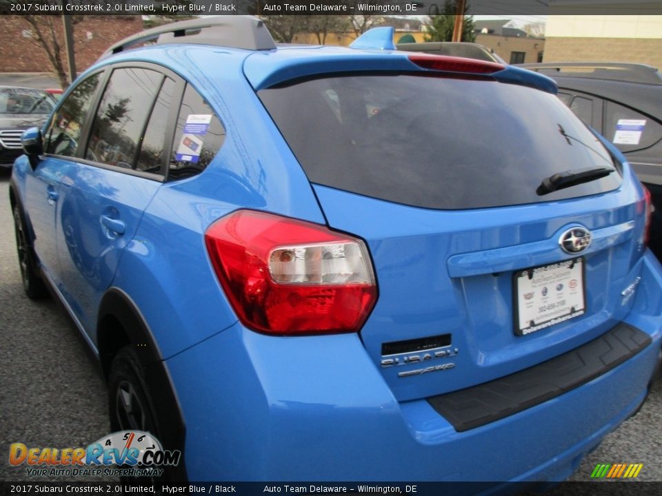 2017 Subaru Crosstrek 2.0i Limited Hyper Blue / Black Photo #4