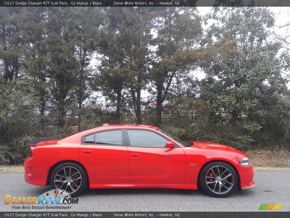 2017 Dodge Charger R/T Scat Pack Go Mango / Black Photo #5