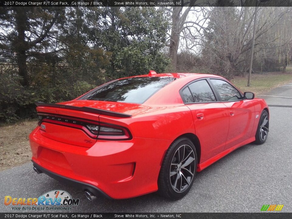 2017 Dodge Charger R/T Scat Pack Go Mango / Black Photo #6