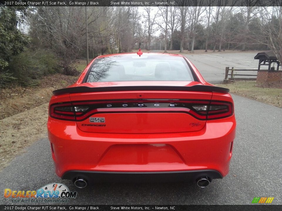 2017 Dodge Charger R/T Scat Pack Go Mango / Black Photo #7