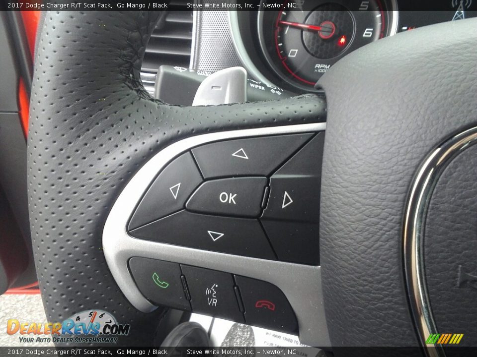 2017 Dodge Charger R/T Scat Pack Go Mango / Black Photo #17