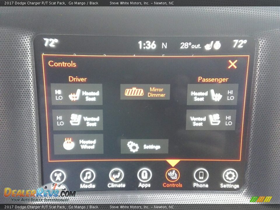 2017 Dodge Charger R/T Scat Pack Go Mango / Black Photo #22