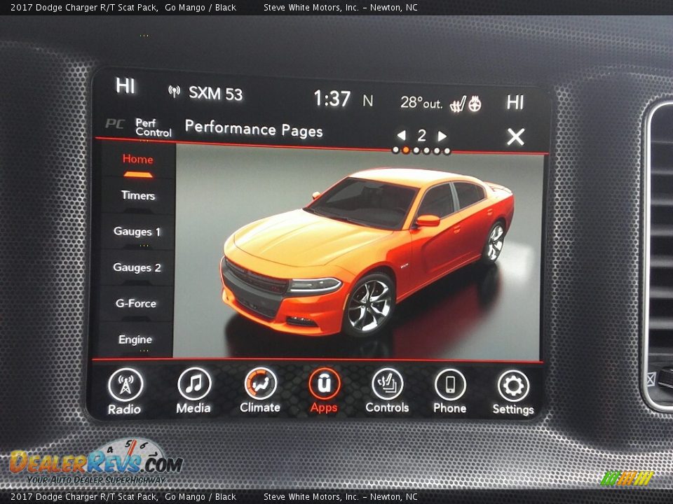 2017 Dodge Charger R/T Scat Pack Go Mango / Black Photo #23