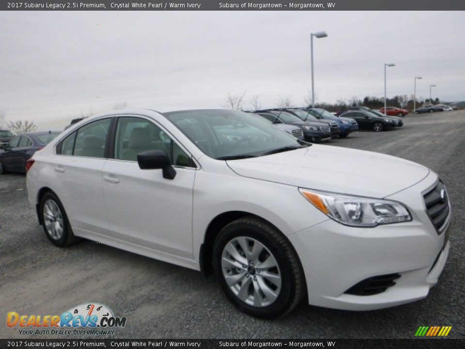 2017 Subaru Legacy 2.5i Premium Crystal White Pearl / Warm Ivory Photo #1