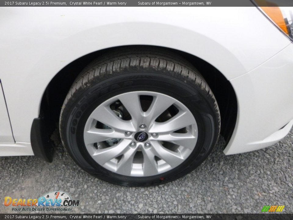 2017 Subaru Legacy 2.5i Premium Crystal White Pearl / Warm Ivory Photo #2