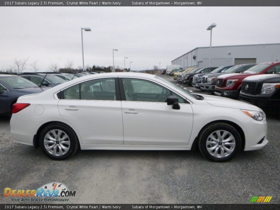 2017 Subaru Legacy 2.5i Premium Crystal White Pearl / Warm Ivory Photo #3